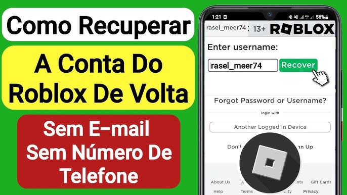 Como recuperar uma conta Roblox sem senha ou e-mail (método fácil) 