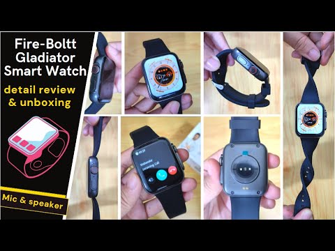 Fire-Boltt Gladiator 1.96 Biggest Display Smart Watch Bluetooth Calling Sports Modes detail review.