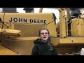 Removing and repairing blade on 850b John Deere