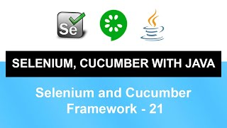 Selenium, Cucumber with Java Course | Selenium and Cucumber Framework - 21