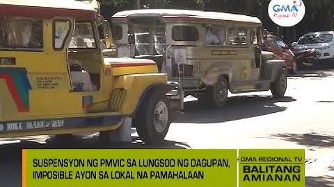 Balitang Amianan: Isyu sa PMVIC