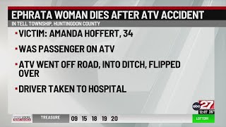 Ephrata woman killed in ATV accident Content