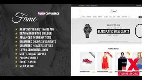 Preview Fame - Responsive MultiPurpose WordPress Theme TFx