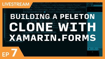 Live Stream: Building a Peloton Clone with Xamarin.Forms Part 7 - Profile & Calendar Views
