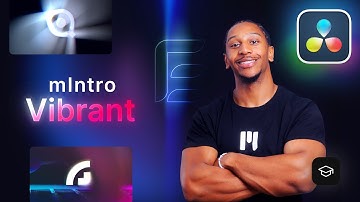 Glow up your logo reveals in DaVinci Resolve — mIntro Vibrant Overview — MotionVFX