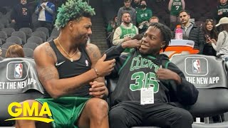 Searches for bone marrow match leads to unlikely friendship l GMA
