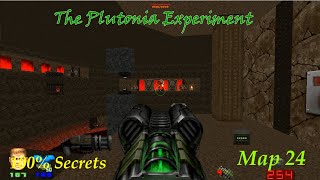 Brutal Doom v22 Test 7a | The Plutonia Experiment | Map 24 Gameplay [100% secrets]
