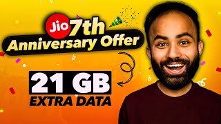 Jio 7th Anniversary Offers- Giving Extra Benefits