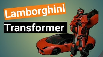 3D Model Animation: Transformer Lamborghini Gallardo (WIP)