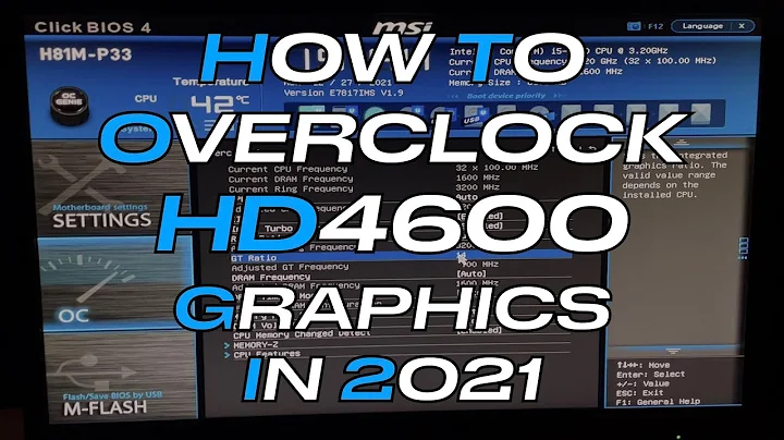 How To Overclock Intel HD4600 Graphics in 2021