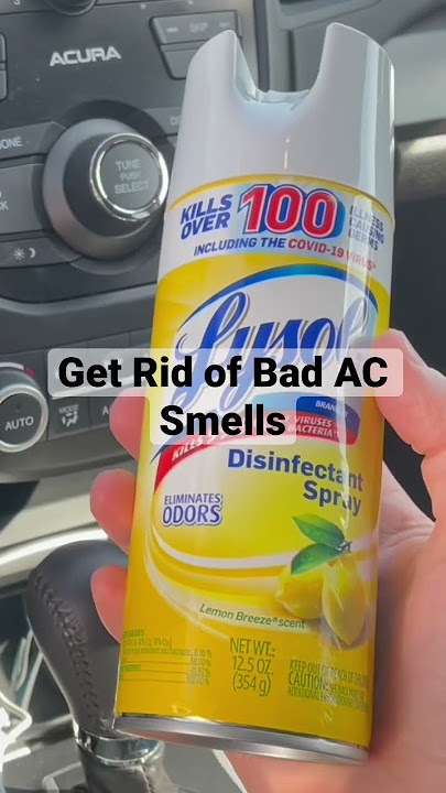 Car AC Smells! (Get rid of AC smell in Car). #carairconrepair #carhack #car