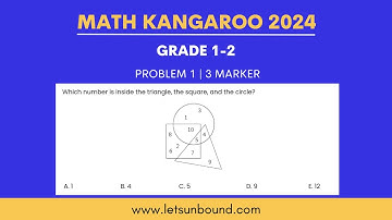 Math Kangaroo 2024 Solutions | Level 1-2 | Problem 01