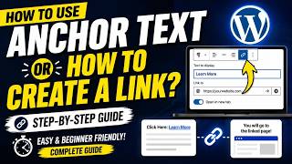 How to Use Anchor Text or How to Create a Link?