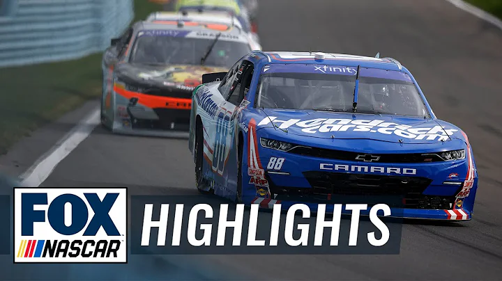 Kyle Larson holds off AJ Allmendinger in close battle for win at Watkins Glen | NASCAR ON FOX