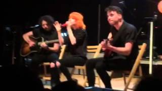Misguided Ghost by Paramore live 5/11/15