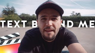 Text Behind Object Tutorial in Final Cut Pro X