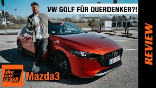 Mazda3 (2021) VW Golf für Querdenker?! 🤯💨 Fahrbericht | Review | Test | e-SKYACTIV-X 2.0 M HYBRID