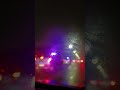 Caravana de patrulleros municipales rumbo a velorio del Indio Solari 2026