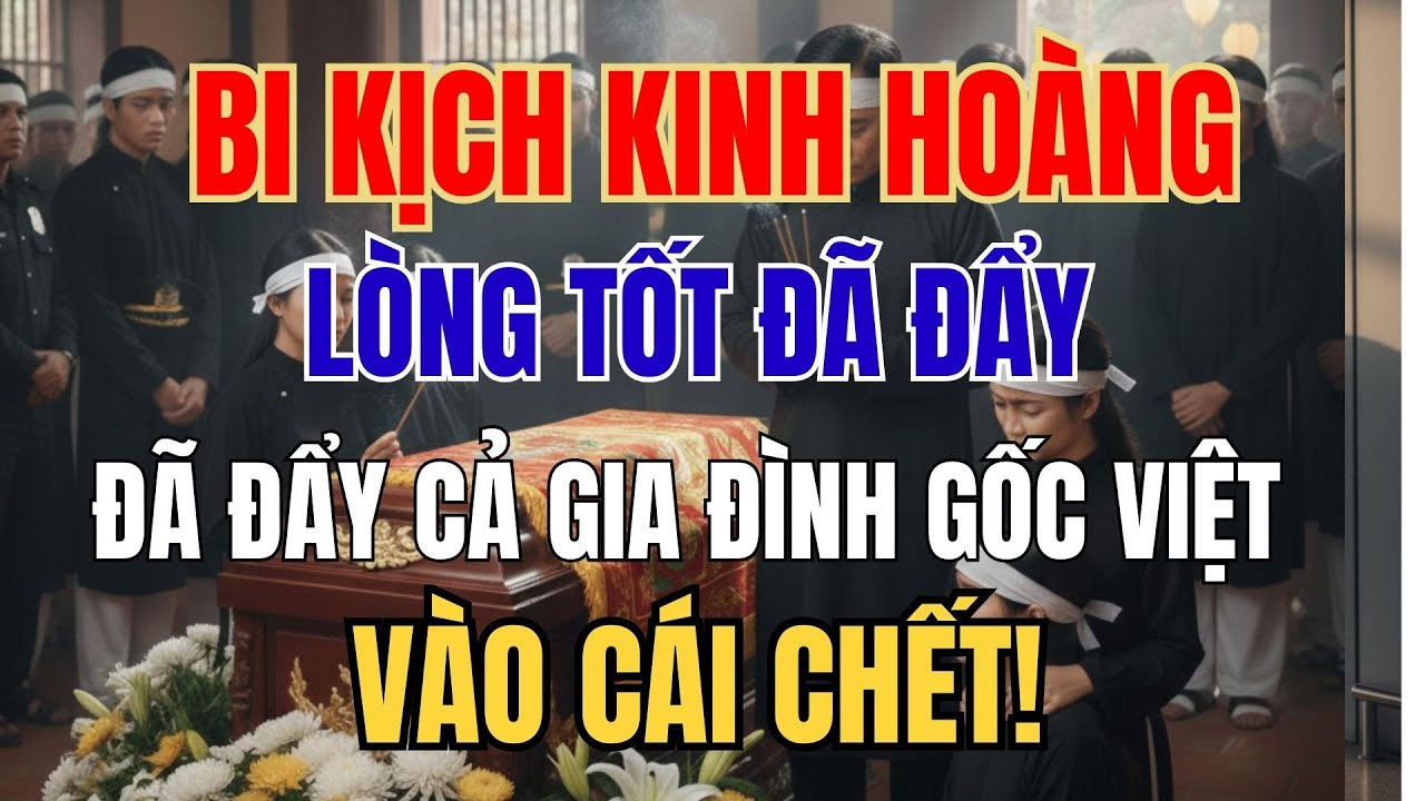 CÂU CHUYỆN ĐAU LÒNG: GIA ĐÌNH GỐC VIỆT TRẢ GIÁ BẰNG MẠNG SỐNG VÌ LÒNG TỐT