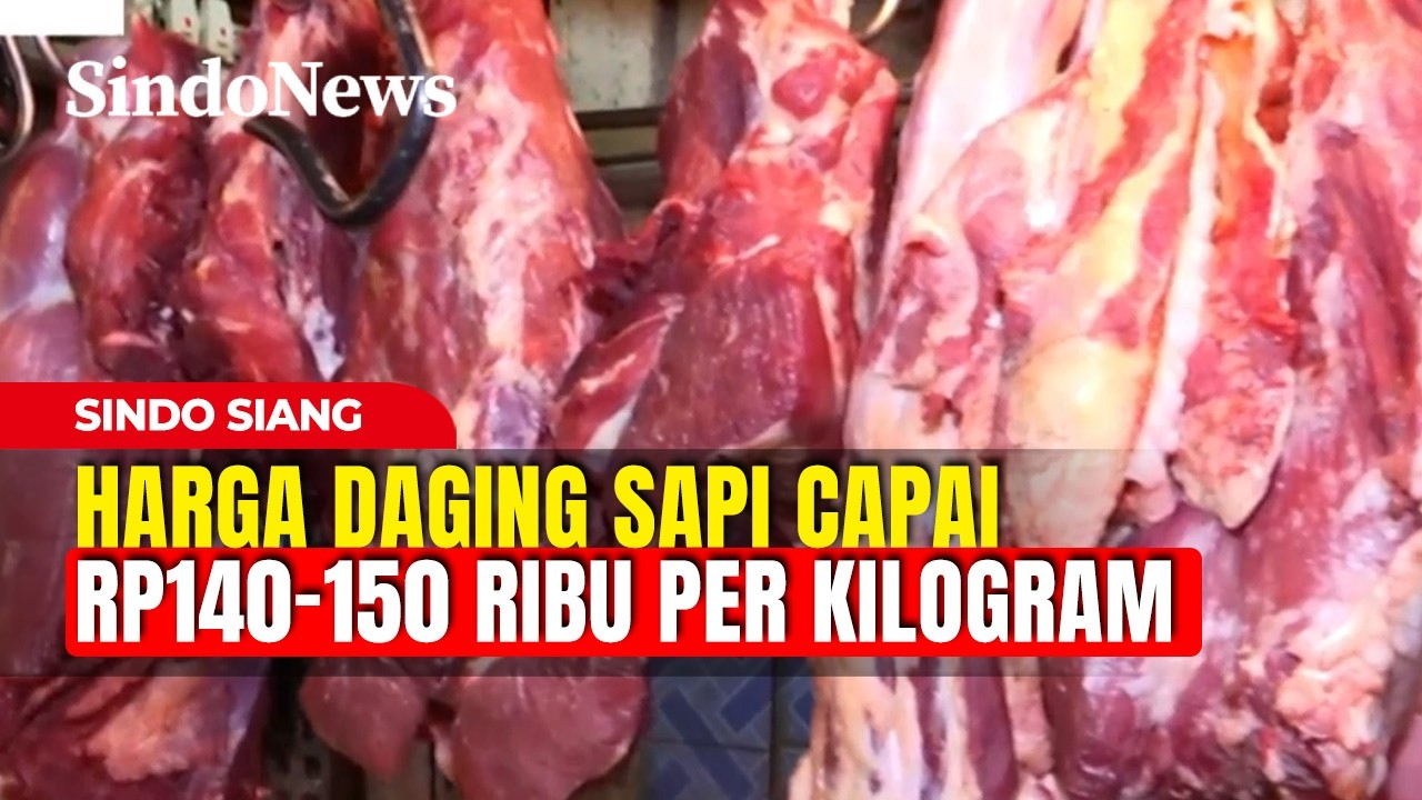 Jelang Ramadan, Harga Daging Sapi di Pasar Senen Rp140-150 Ribu Per Kilogram | Sindo Siang | 18/02