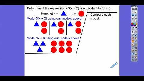Generating Equivalent Expressions - Lesson 10.3