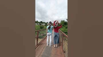 Ngoặm tóc giả xinh giữa cầu treo #tocngoam