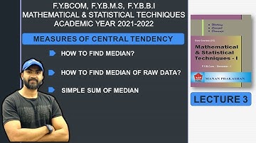 #3 FY BCOM, BMS, BBI |Measure of Central Tendency  with Tricks | MUMBAI UNIVERSITY | SIRAJ SHAIKH