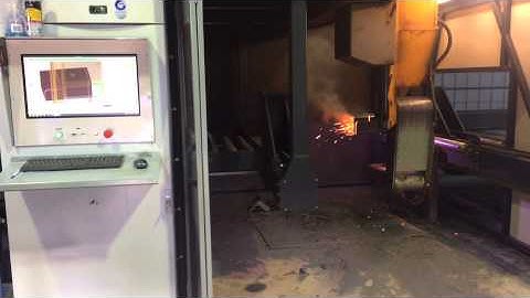 Real time simulation of Robotic CNC Plasma Beam Coping on the Metaltek XB1200