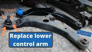 How to replace a lower control arm