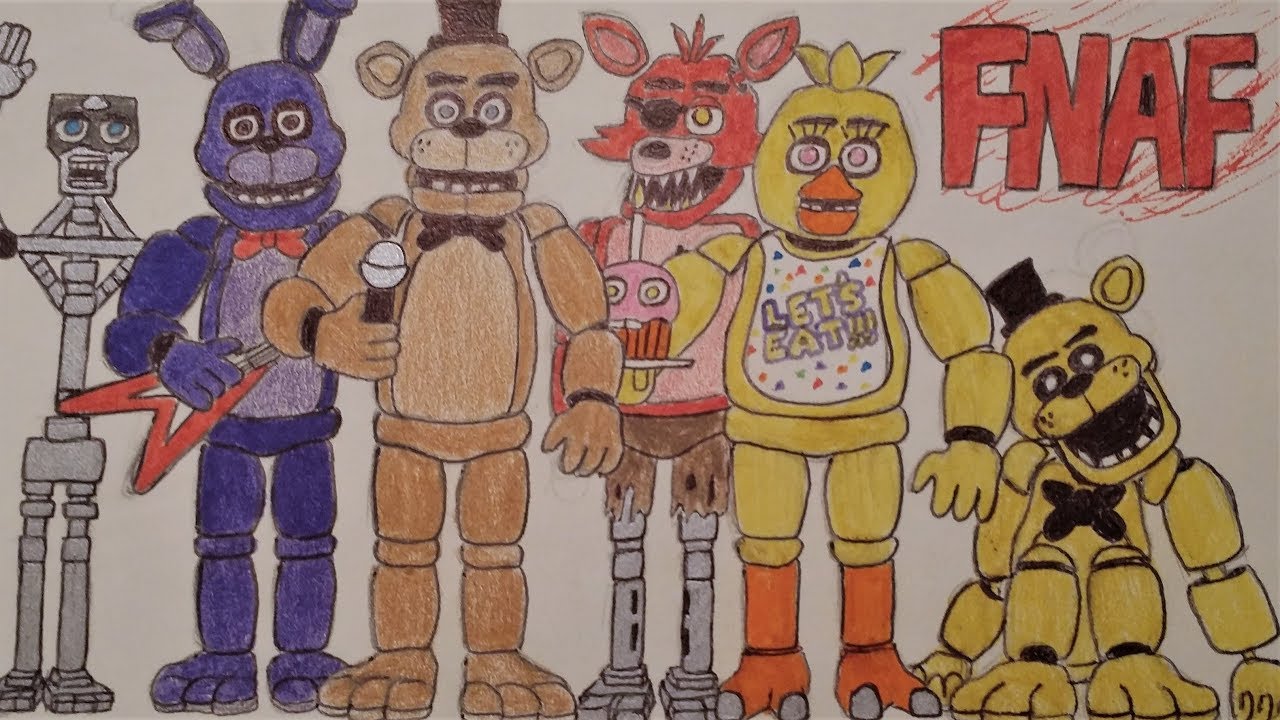 Fnaf Drawing Five Nights At Freddy S 2 Withered Animatronics Toys Shadows Etc Youtube - five nights at freddy s 2 roblox drawing the withered arm png 3000x3000px five nights at freddy