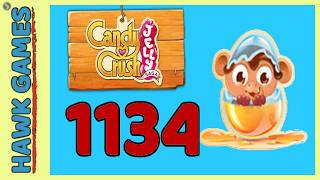 Candy Crush Jelly Saga Level 1134 Hard (Monkling mode) - 3 Stars Walkthrough, No Boosters screenshot 5