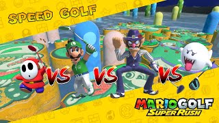 Speed F Shy Guy Vs Luigi Vs Waluigi Vs Boo - Mario F Super Rush