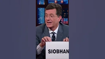 Saoirse Ronan Pronouncing Irish Names Jomarch Stephen Colbert 