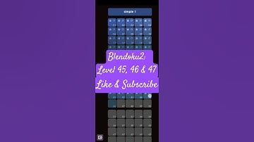 Blendoku2 Level 45, 46 & 47 Walkthrough #games #level #gaming #puzzle #gameplay #androidgames