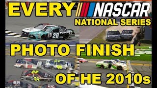 Every NASCAR National Series Photo Finish of the 2010s