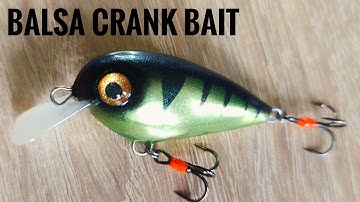 Lure Making Balsa Crank Bait - Part 1