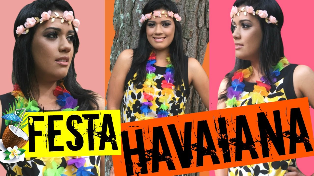 roupas festa havaiana