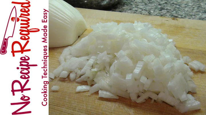 How to Dice Onions - Knife Skills by NoRecipeRequired