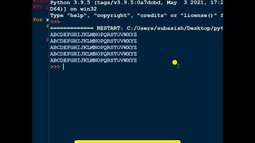 #python 22 To Print Alphabet Pattern Program In Python |Computer Programming #shorts #python #coding