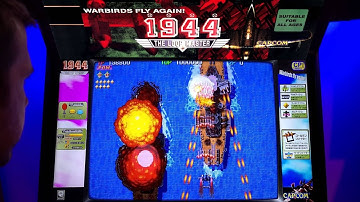 1944: The Loop Master Arcade Cabinet MAME Playthrough w/ Hypermarquee