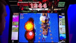 1944: The Loop Master Arcade Cabinet MAME Playthrough w/ Hypermarquee