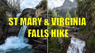 Hike in Glacier National Park | St Mary & Virginia Falls