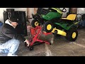 John Deere S130 Maintenance with MoJack HDL Tractor Lift