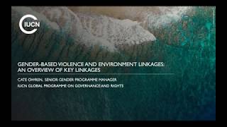 AGENT Webinar: Gender-Based Violence and Environment Linkages - Key Issues and Strategies for Change
