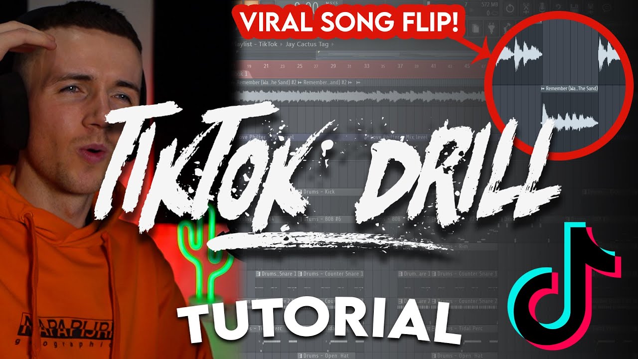 FLIPPING A TIKTOK SONG INTO A UK DRILL BEAT (UK Drill Remix Tutorial