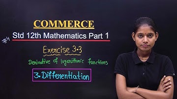 Exercise 3.3 class 12th mathematics part 1 | commerce | differentiation | chapter 3 | mh board