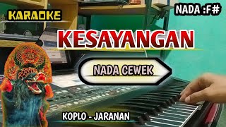 Kesayangan  Karaoke   Versi Koplo Jaranan Nada Cewek 