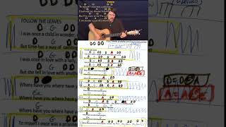 Follow the Leaves (Munson) Short Strum Guitar Cover Lesson with Chords/Lyrics #shorts