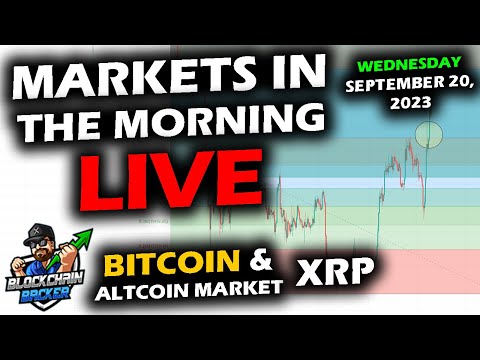 MARKETS in the MORNING, 9/20/2023, Volatility on Fed Day, Bitcoin and Altcoins Mixed, Stocks Recover