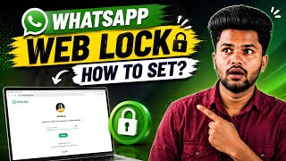 How to Set WhatsApp Web App Lock | Protect Your WhatsApp Web with Password screenshot 5